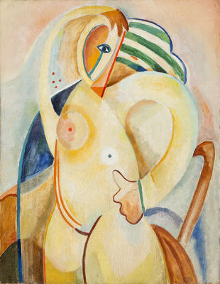 Abstract Figure with Thumb